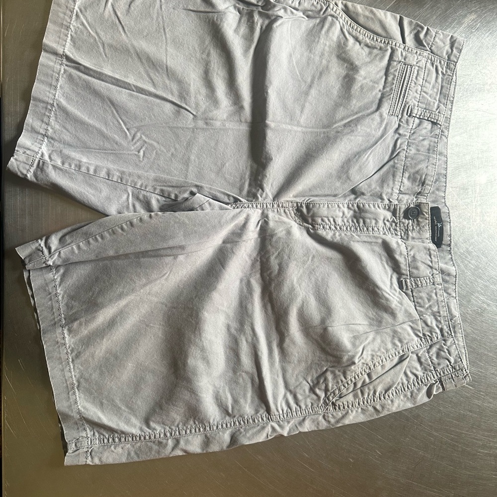 Marc Anthony Gray Flat Front Shorts